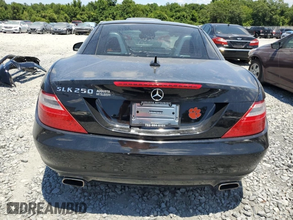 2014 Mercedes-Benz SLK-Class SLK 250 with VIN WDDPK4HA0EF075367, listed as a Copart auction lot 62436164 with 74,947 mi miles and Salvage Title. Bid and sale history available at carsss.com. Image 6.