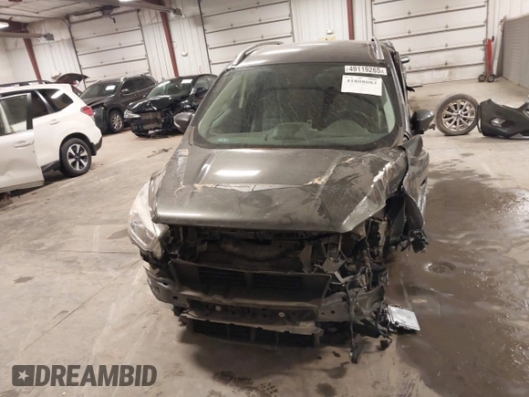2017 Ford Escape Titanium with VIN 1FMCU9JD7HUE46427, listed as a IAAI auction lot 41808083 with 55,201 mi miles. Bid and sale history available at carsss.com. Image 13.