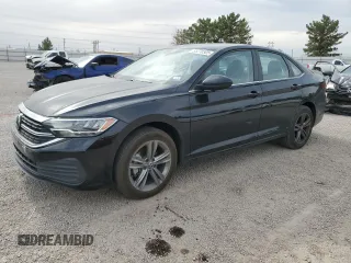 2023 Volkswagen Jetta SE with VIN 3VWEM7BU5PM015942, listed as a Copart auction lot 55270305 with 21,445 mi miles and Salvage title. Bid and sale history available at DreamBid. Image 1.