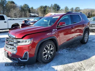 2021 GMC Acadia SLE z VIN 1GKKNRLS9MZ159746, wystawiony jako Copart lot #42107215 z przebiegiem 53 229 mil mil oraz Szkoda całkowita • Salvage title. Historia ofert i sprzedaży dostępna na DreamBid. Obrazek 1.