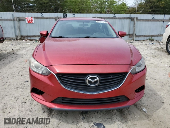 2014 Mazda 6 i Sport with VIN JM1GJ1U60E1147114, listed as a Copart auction lot 52855015 with 202,139 mi miles and Salvage Title. Bid and sale history available at DreamBid. Image 5.