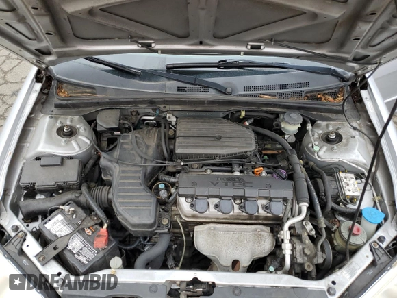 2002 Honda Civic z VIN JHMES26842S001599, wystawiony jako Copart lot #48733095 z przebiegiem 112 849 mil mil oraz Czysty tytuł • Clean title. Historia ofert i sprzedaży dostępna na DreamBid. Obrazek 11.