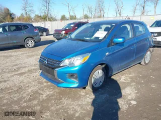 2024 Mitsubishi Mirage ES with VIN ML32AUHJ8RH008858, listed as a IAAI auction lot 41336077 with 6948 miles. Bid and sale history available at carsss.com. Image 17.