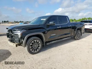 2024 Toyota Tundra Limited z VIN 5TFJA5EC8RX027842, wystawiony jako Copart lot #60090975 z przebiegiem 19 163 mil mil oraz Szkoda całkowita • Salvage title. Historia ofert i sprzedaży dostępna na DreamBid. Obrazek 1.