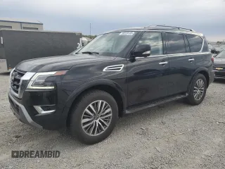 2023 Nissan Armada SL z VIN JN8AY2BD3P9694380, wystawiony jako Copart lot #50239185 z przebiegiem 28 246 mil mil oraz Szkoda całkowita • Salvage title. Historia ofert i sprzedaży dostępna na DreamBid. Obrazek 1.