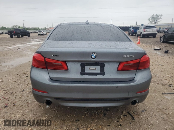 2017 BMW 5 Series 530i xDrive with VIN WBAJA7C37HWA70958, listed as a Copart auction lot 50803895 with 81,974 mi miles and Salvage Title. Bid and sale history available at carsss.com. Image 6.