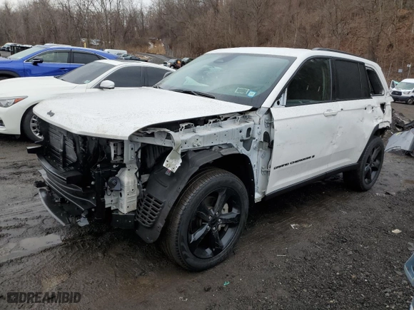 2023 Jeep Grand Cherokee Limited with VIN 1C4RJHBG1PC501985, listed as a Copart auction lot 46692565 with 55,476 mi miles and Salvage Title. Bid and sale history available at carsss.com. Image 1.