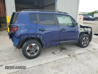 2017 Jeep Renegade Sport z VIN ZACCJAABXHPE66802, wystawiony jako Copart lot #60054025 z przebiegiem 70 039 mil mil oraz Szkoda całkowita • Salvage title. Historia ofert i sprzedaży dostępna na DreamBid. Obrazek 3.