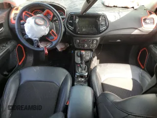 2019 Jeep Compass Altitude with VIN 3C4NJDBB1KT781349, listed as a Copart auction lot 55498805 with 40,365 mi miles and Salvage title. Bid and sale history available at DreamBid. Image 8.