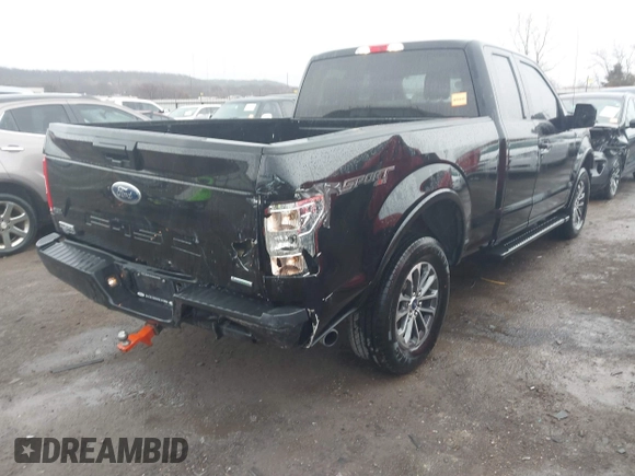 2020 Ford F-150 XL with VIN 1FTEX1EP7LKD88544, listed as a IAAI auction lot 41319182 with 63,357 mi miles. Bid and sale history available at carsss.com. Image 4.