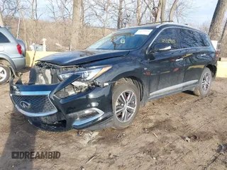 2019 Infiniti QX60 Pure with VIN 5N1DL0MM9KC555631, listed as a IAAI auction lot 41530910 with 83,351 mi miles and . Bid and sale history available at DreamBid. Image 17.
