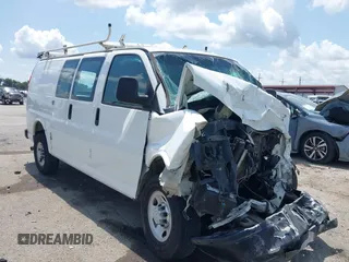 2016 Chevrolet Express Cargo with VIN 1GCWGAFF4G1120265, listed as a IAAI auction lot 42418318 with Not provided miles and . Bid and sale history available at DreamBid. Image 1.