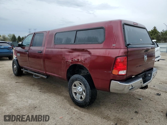2018 Ram 2500 Tradesman with VIN 3C6UR5HL7JG121745, listed as a Copart auction lot 53988425 with 122,480 mi miles and Salvage title. Bid and sale history available at DreamBid. Image 2.