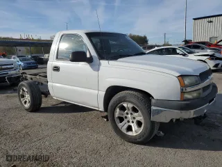 2005 Chevrolet Silverado 1500 Work Truck with VIN 1GCEC14X95Z110879, listed as a Copart auction lot 82676174 with 206,502 mi miles and Salvage Title. Bid and sale history available at carsss.com. Image 4.
