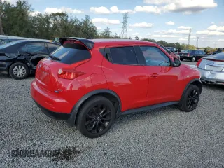 2014 Nissan Juke SV with VIN JN8AF5MV5ET481752, listed as a Copart auction lot 44205875 with 99,257 mi miles and Salvage title. Bid and sale history available at DreamBid. Image 3.