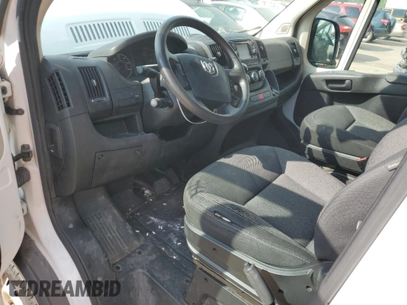2017 Ram ProMaster Cargo with VIN 3C6TRVNG4HE538958, listed as a Copart auction lot 57314824 with 330,615 mi miles and Clean Title. Bid and sale history available at carsss.com. Image 8.