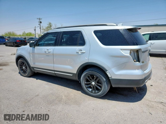 2017 Ford Explorer XLT with VIN 1FM5K7D84HGD05878, listed as a Copart auction lot 58927695 with 117,559 mi miles and Salvage title. Bid and sale history available at DreamBid. Image 2.