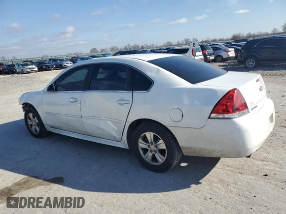 2012 Chevrolet Impala LS Fleet with VIN 2G1WF5E34C1216542, listed as a Copart auction lot 43608895 with 215,566 mi miles and Salvage Title. Bid and sale history available at DreamBid. Image 2.