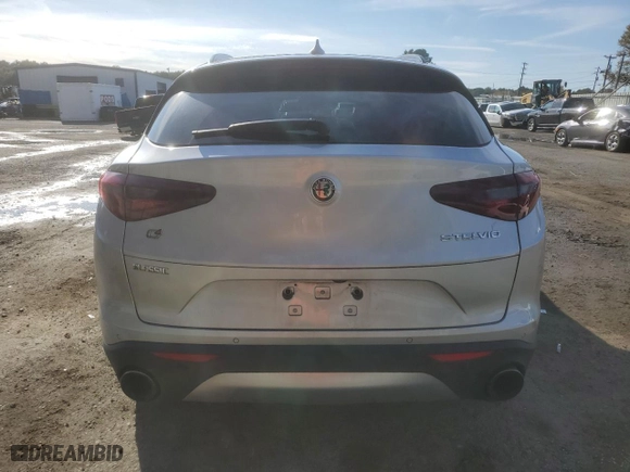 2019 Alfa Romeo Stelvio Ti with VIN ZASPAKBN7K7C30670, listed as a Copart auction lot 83109974 with 0 mi miles and Salvage Title. Bid and sale history available at carsss.com. Image 6.