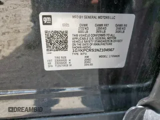 2022 Cadillac XT6 Premium Luxury z VIN 1GYKPCRS1NZ104567, wystawiony jako Copart lot #58211505 z przebiegiem 54 541 mil mil oraz Tytuł czysty. Historia ofert i sprzedaży dostępna na DreamBid. Obrazek 13.