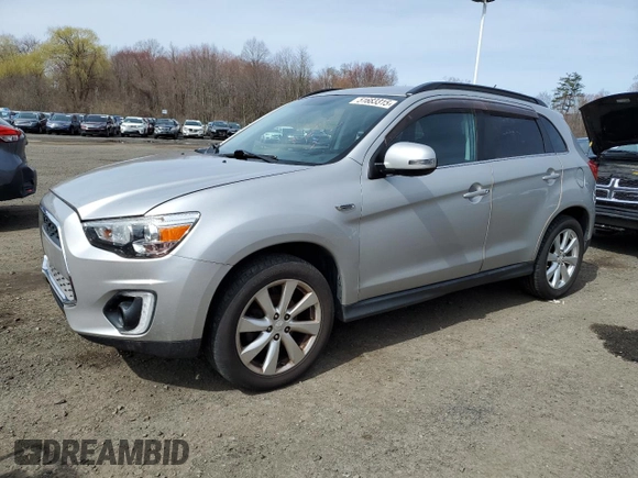 2015 Mitsubishi Outlander Sport 2.4 GT with VIN 4A4AR4AW7FE056333, listed as a Copart auction lot 51683315 with 107,485 mi miles and Clean Title. Bid and sale history available at carsss.com. Image 1.