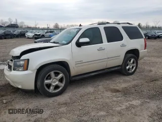 2014 Chevrolet Tahoe LTZ with VIN 1GNSKCE00ER128567, listed as a Copart auction lot 53407445 with 140,131 mi miles and Non repairable. Bid and sale history available at DreamBid. Image 1.