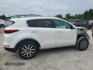 2018 Kia Sportage EX z VIN KNDPN3AC9J7310179, wystawiony jako Copart lot #61767815 z przebiegiem 77 541 mil mil oraz Szkoda całkowita • Salvage title. Historia ofert i sprzedaży dostępna na DreamBid. Obrazek 3.