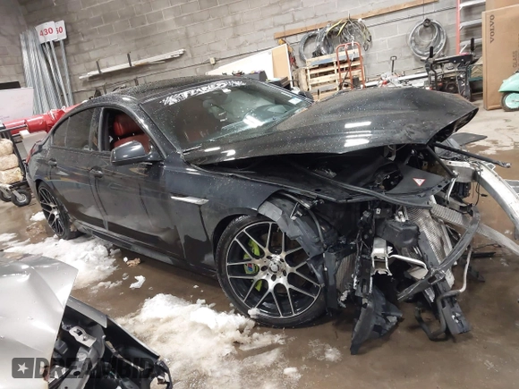 2014 BMW 6 Series 650i xDrive with VIN WBA6B4C56ED760482, listed as a IAAI auction lot 41384990 with 64,863 mi miles. Bid and sale history available at carsss.com. Image 1.
