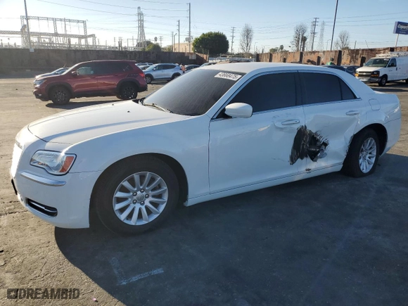 2014 Chrysler 300 with VIN 2C3CCAAG7EH377521, listed as a Copart auction lot 43668475 with 107,813 mi miles and Salvage Title. Bid and sale history available at carsss.com. Image 1.