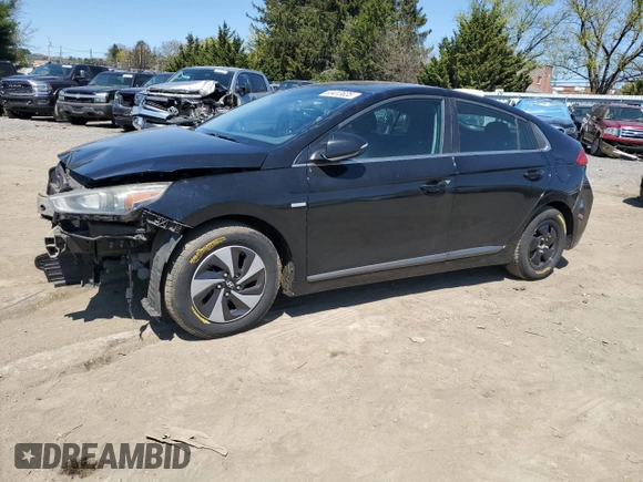 2017 Hyundai Ioniq SEL z VIN KMHC75LCXHU036497, wystawiony jako Copart lot #53413635 z przebiegiem 141 610 mil mil oraz Szkoda całkowita • Salvage title. Historia ofert i sprzedaży dostępna na DreamBid. Obrazek 1.