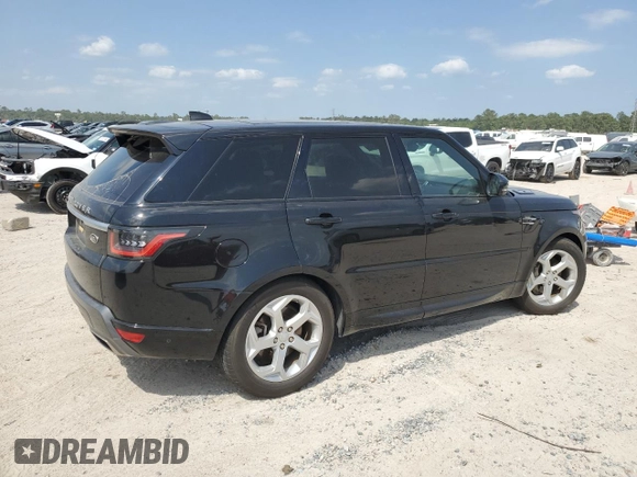 2018 Land Rover Range Rover Sport HSE with VIN SALWR2RVXJA401313, listed as a Copart auction lot 53058005 with 62,671 mi miles and Salvage Title. Bid and sale history available at DreamBid. Image 3.