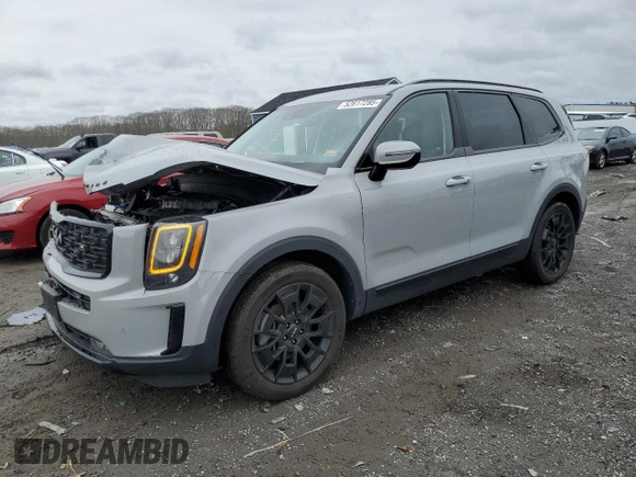 2022 Kia Telluride SX with VIN 5XYP5DHC3NG288104, listed as a Copart auction lot 52617285 with 30,312 mi miles and Salvage Title. Bid and sale history available at DreamBid. Image 1.
