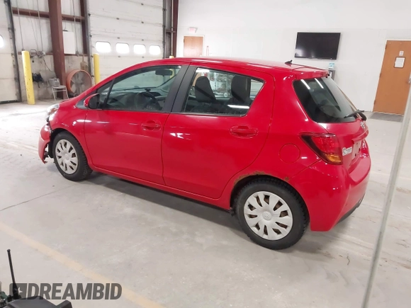 2015 Toyota Yaris L with VIN VNKKTUD30FA034347, listed as a IAAI auction lot 41968602 with 104,197 mi miles and . Bid and sale history available at DreamBid. Image 3.