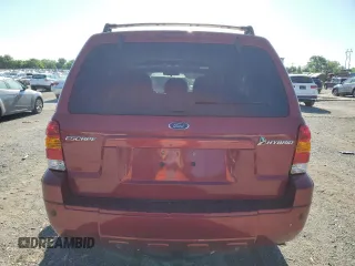 2006 Ford Escape Hybrid with VIN 1FMCU95H06KC87630, listed as a Copart auction lot 54201185 with 75,417 mi miles and Clean title. Bid and sale history available at DreamBid. Image 6.