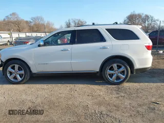 2012 Dodge Durango Citadel with VIN 1C4SDHET3CC121753, listed as a IAAI auction lot 41775187 with 198,041 mi miles and . Bid and sale history available at DreamBid. Image 14.