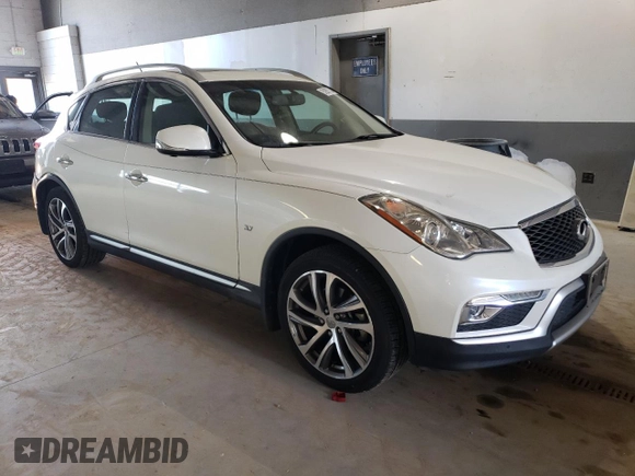 2017 Infiniti QX50 with VIN JN1BJ0RR0HM411073, listed as a Copart auction lot 52997324 with 77,672 mi miles. Bid and sale history available at carsss.com. Image 4.