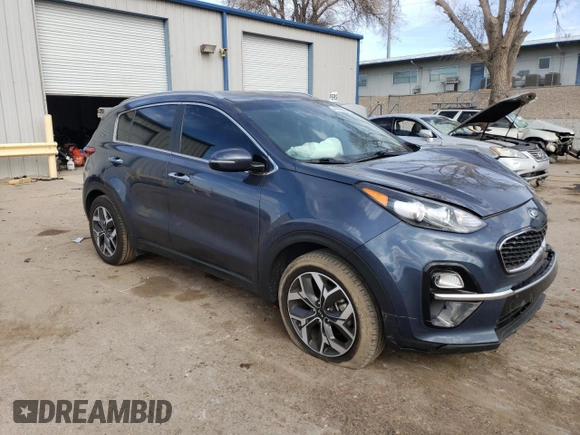 2020 Kia Sportage EX with VIN KNDPN3AC2L7811451, listed as a Copart auction lot 44063095 with 96,841 mi miles and Salvage title. Bid and sale history available at DreamBid. Image 4.