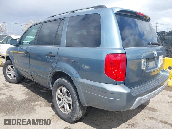 2005 Honda Pilot EX-L with VIN 2HKYF18505H527229, listed as a IAAI auction lot 41946751 with 190,455 mi miles. Bid and sale history available at carsss.com. Image 3.
