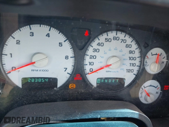 2004 Dodge 1500 SLT with VIN 1D7HA18D94J256320, listed as a IAAI auction lot 41939270 with 283,854 mi miles. Bid and sale history available at carsss.com. Image 7.