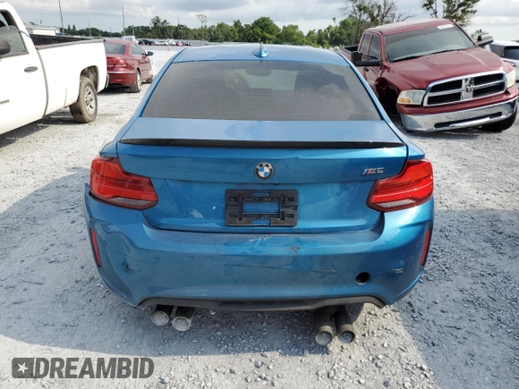 2018 BMW M2 z VIN WBS1J5C53JVD36649, wystawiony jako Copart lot #57961455 z przebiegiem 55 751 mil mil oraz Szkoda całkowita • Salvage title. Historia ofert i sprzedaży dostępna na DreamBid. Obrazek 6.