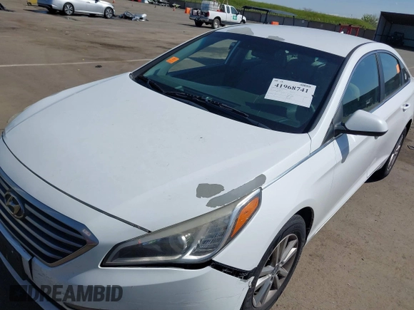 2017 Hyundai Sonata 2.4L with VIN 5NPE24AF6HH565572, listed as a IAAI auction lot 41968741 with Not Provided miles and . Bid and sale history available at carsss.com. Image 6.