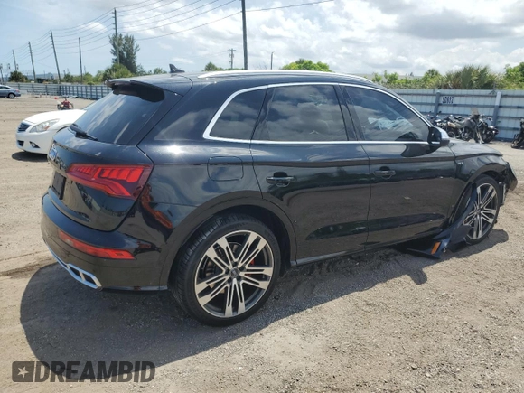 2018 Audi SQ5 Premium Plus with VIN WA1A4AFY6J2222926, listed as a Copart auction lot 51795383 with 64,658 mi miles. Bid and sale history available at carsss.com. Image 3.