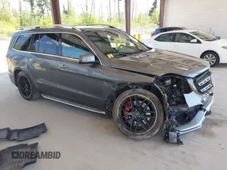 2019 Mercedes-Benz GLS 63 AMG z VIN 4JGDF7FE6KB233816, wystawiony jako IAAI lot #42164986 z przebiegiem 90 209 mil mil oraz . Historia ofert i sprzedaży dostępna na DreamBid. Obrazek 1.