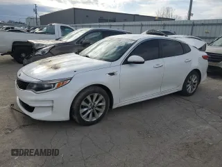 2016 Kia Optima LX z VIN 5XXGT4L37GG060658, wystawiony jako Copart lot #45288575 z przebiegiem Nie podano mil oraz Nie do naprawy • Non repairable. Historia ofert i sprzedaży dostępna na DreamBid. Obrazek 1.
