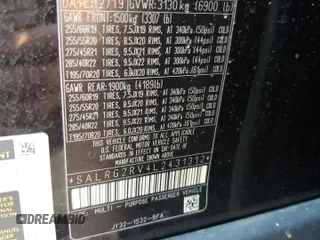 2020 Land Rover Discovery SE with VIN SALRG2RV4L2431312, listed as a Copart auction lot 68940294 with 74,772 mi miles and Salvage Title. Bid and sale history available at carsss.com. Image 14.