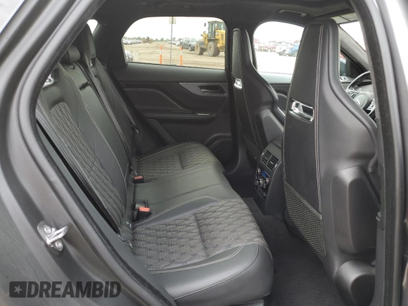 2019 Jaguar F-Pace SVR with VIN SADCZ2EEXKA608452, listed as a Copart auction lot 69069534 with 51,252 mi miles and Salvage title. Bid and sale history available at DreamBid. Image 10.