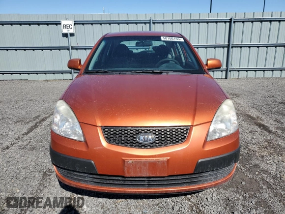 2008 Kia Rio LX with VIN KNADE163X86433096, listed as a Copart auction lot 50166155 with 219,883 mi miles and Clean Title. Bid and sale history available at carsss.com. Image 5.
