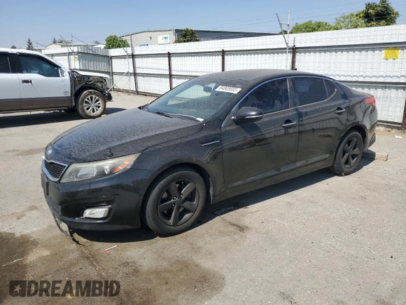 2015 Kia Optima LX with VIN 5XXGM4A77FG366888, listed as a Copart auction lot 64865685 with 110,157 mi miles and Clean title. Bid and sale history available at DreamBid. Image 1.