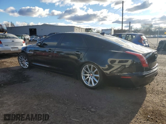 2015 Jaguar XJ Portfolio with VIN SAJWJ2GD2F8V76289, listed as a Copart auction lot 48222815 with 95,420 mi miles and Salvage title. Bid and sale history available at DreamBid. Image 2.