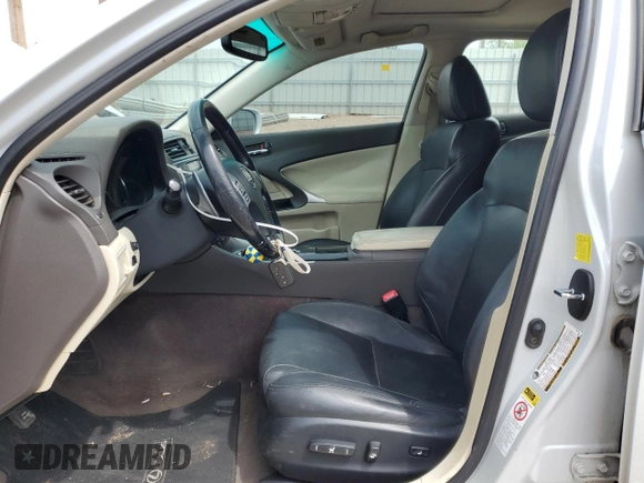 2011 Lexus IS 250 with VIN JTHBF5C24B5138307, listed as a Copart auction lot 54593805 with 191,395 mi miles and Clean Title. Bid and sale history available at DreamBid. Image 7.